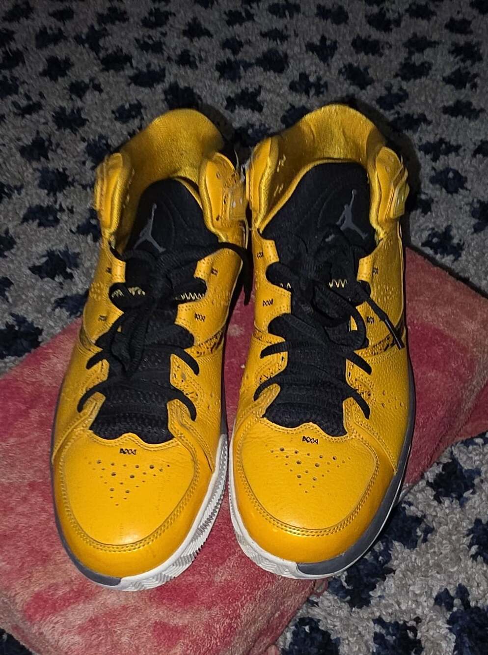 Jordan Phase 23 Hoop 2 University Gold Dark Grey White Basketball Shoes 602671